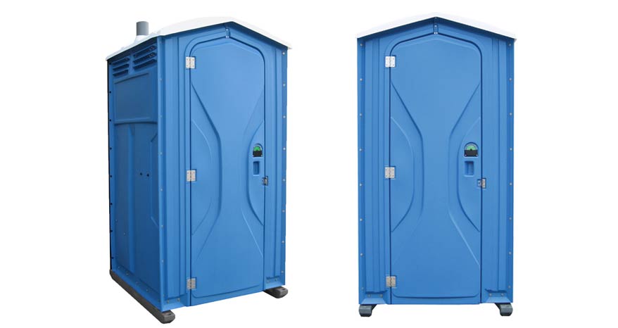 Long-term porta potty units on site in Carlsbad, New Mexico